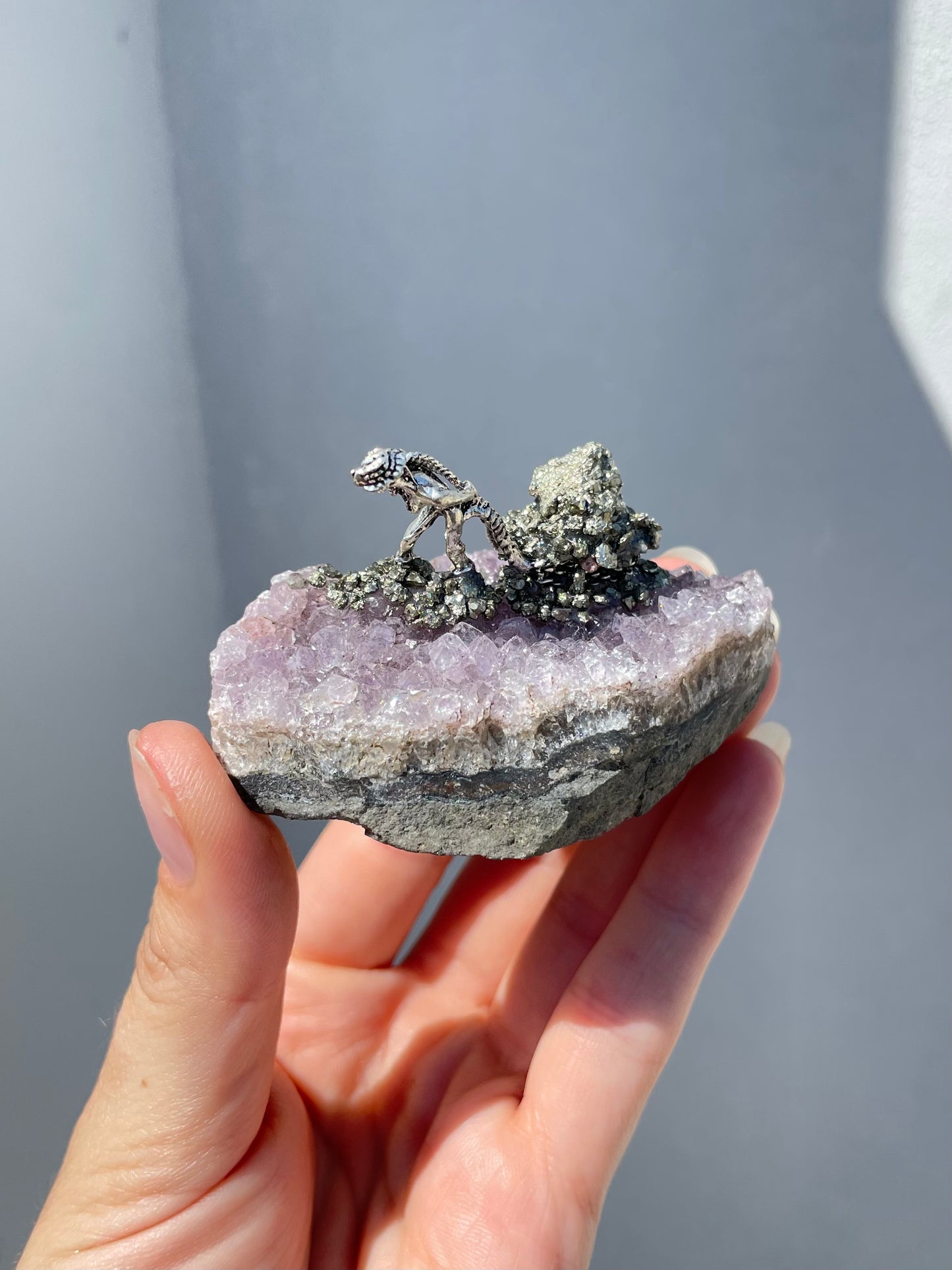 Miners Amethyst & Pyrite