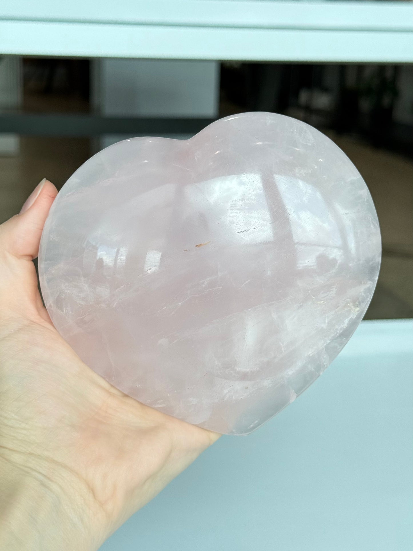 Rose Quartz Heart ( Madagascar )