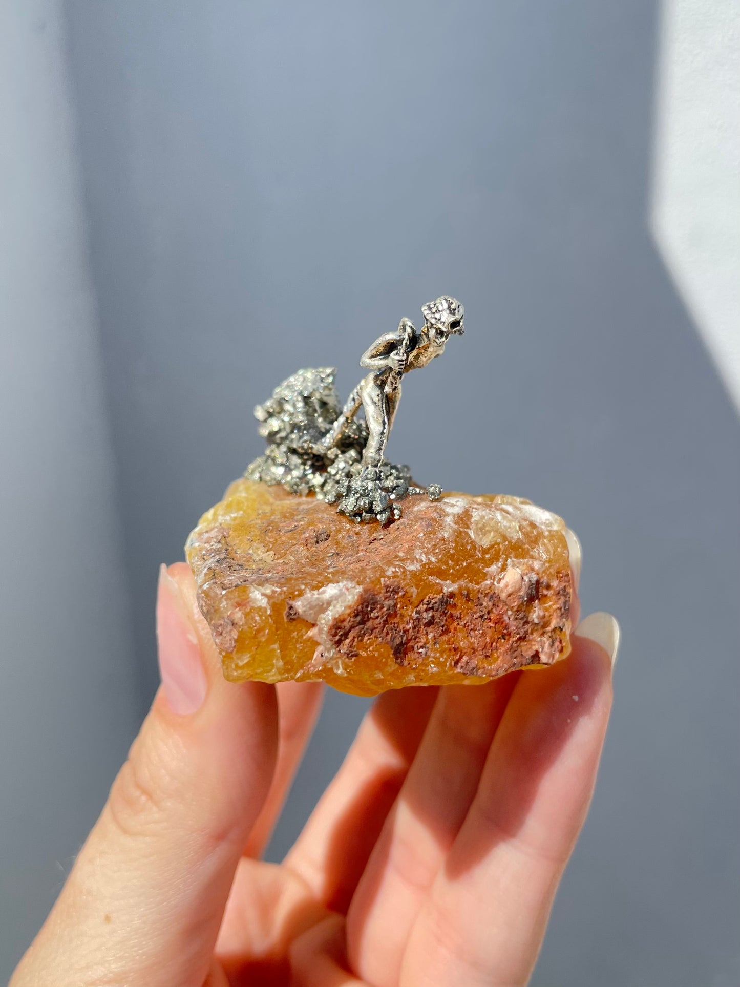 Miners Yellow Fluorite & Pyrite