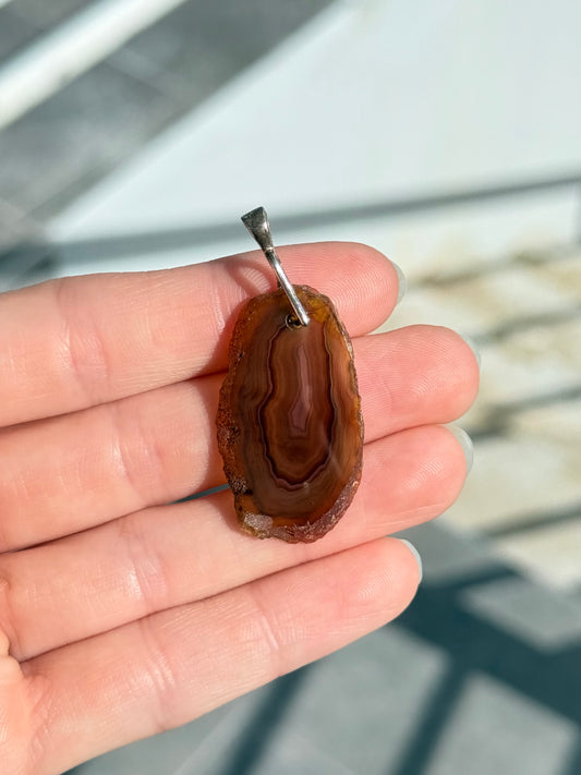 Agate Slab Pendant