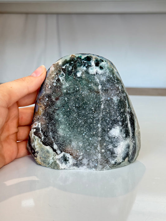 Green and Black Amethyst