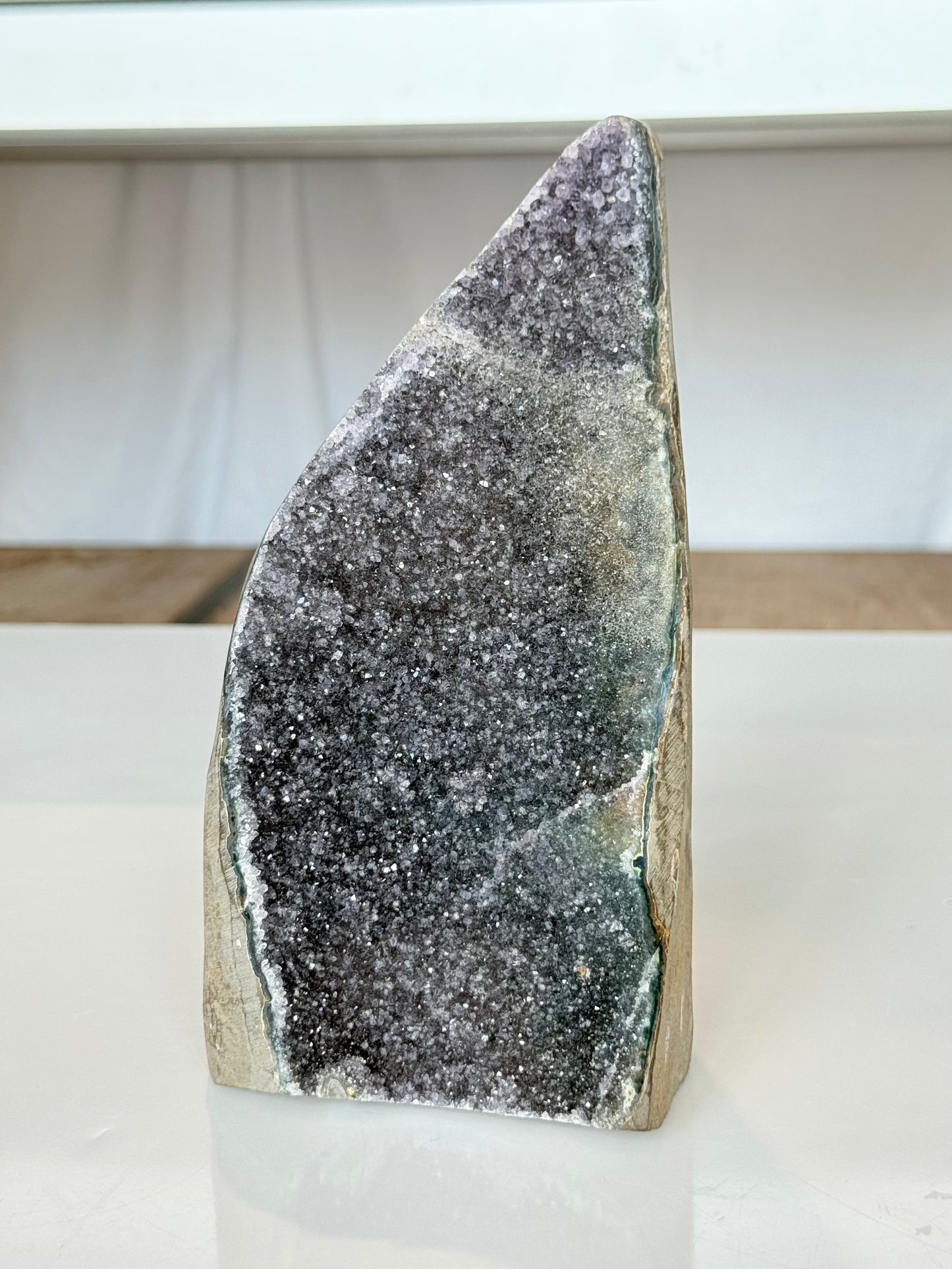 Black and Green Amethyst