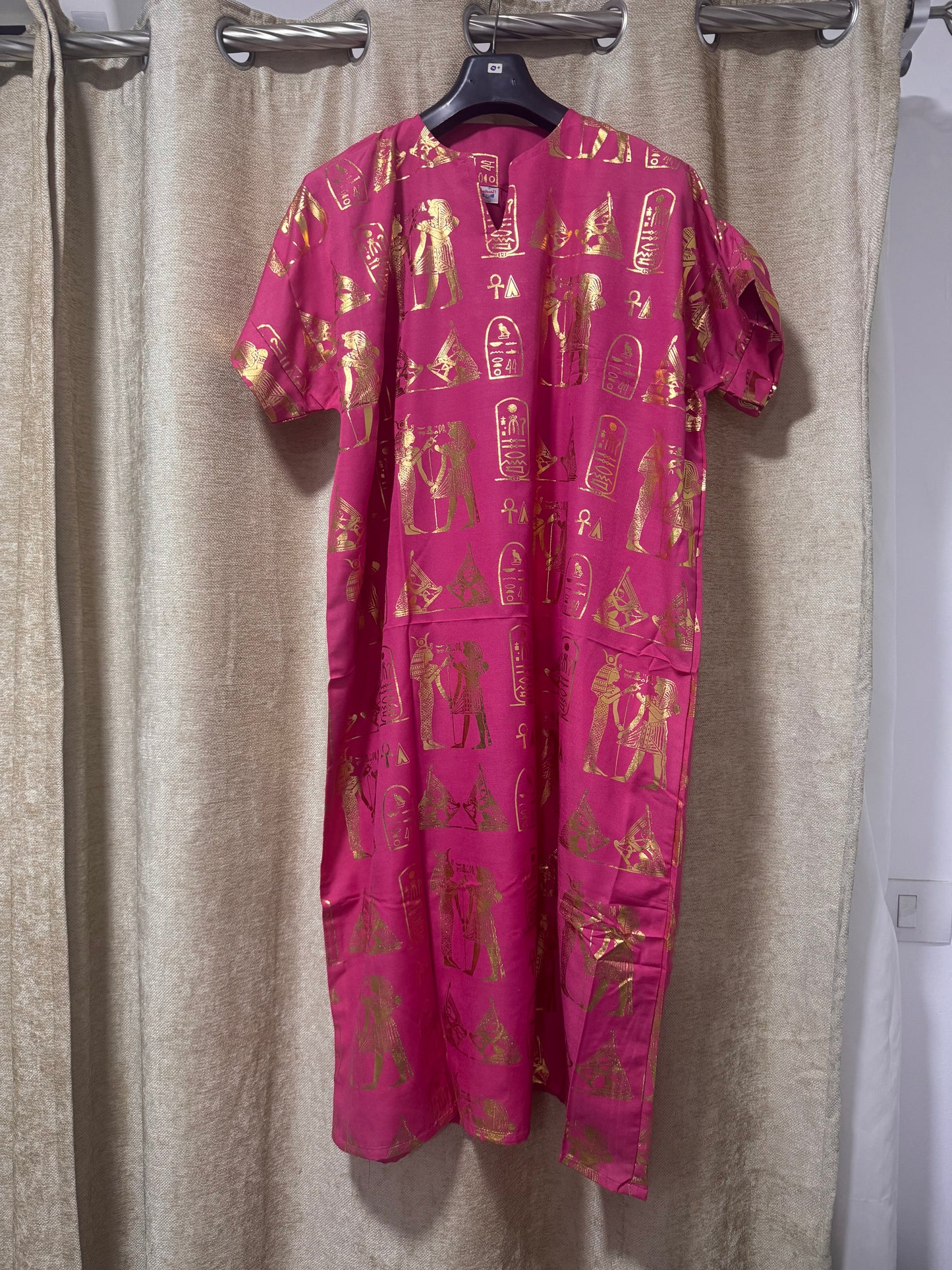 Vestido Egipcio de Algodón Egipcio – Rosa / Egyptian Cotton Dress – Imperial Pink