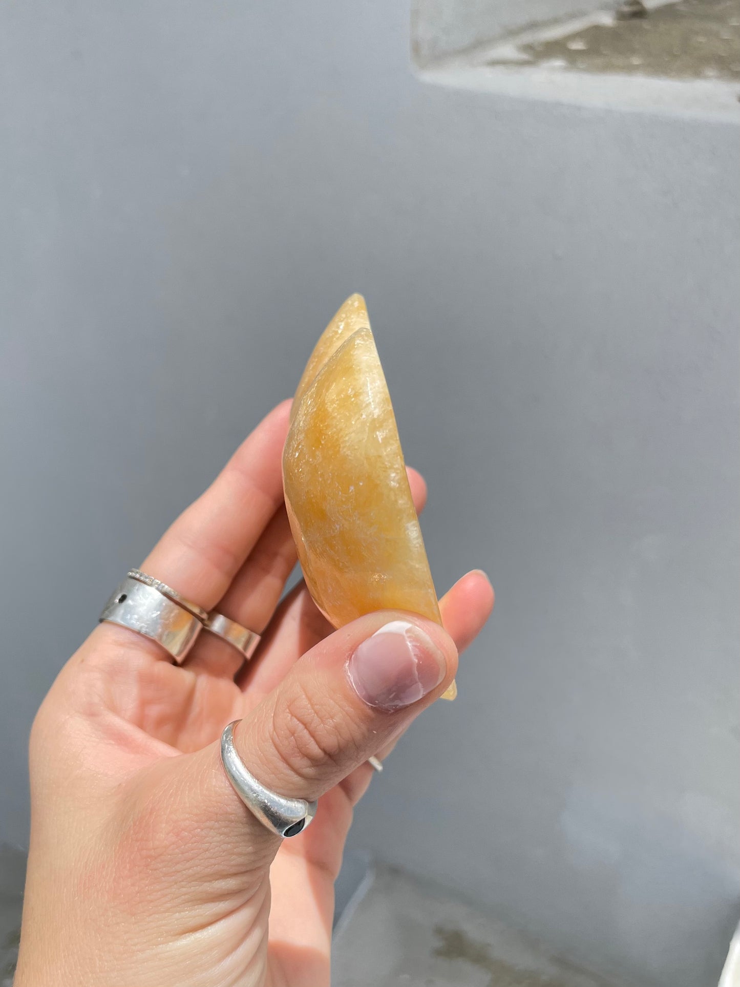 Orange Calcite Heart Bowl – Energy & Vitality