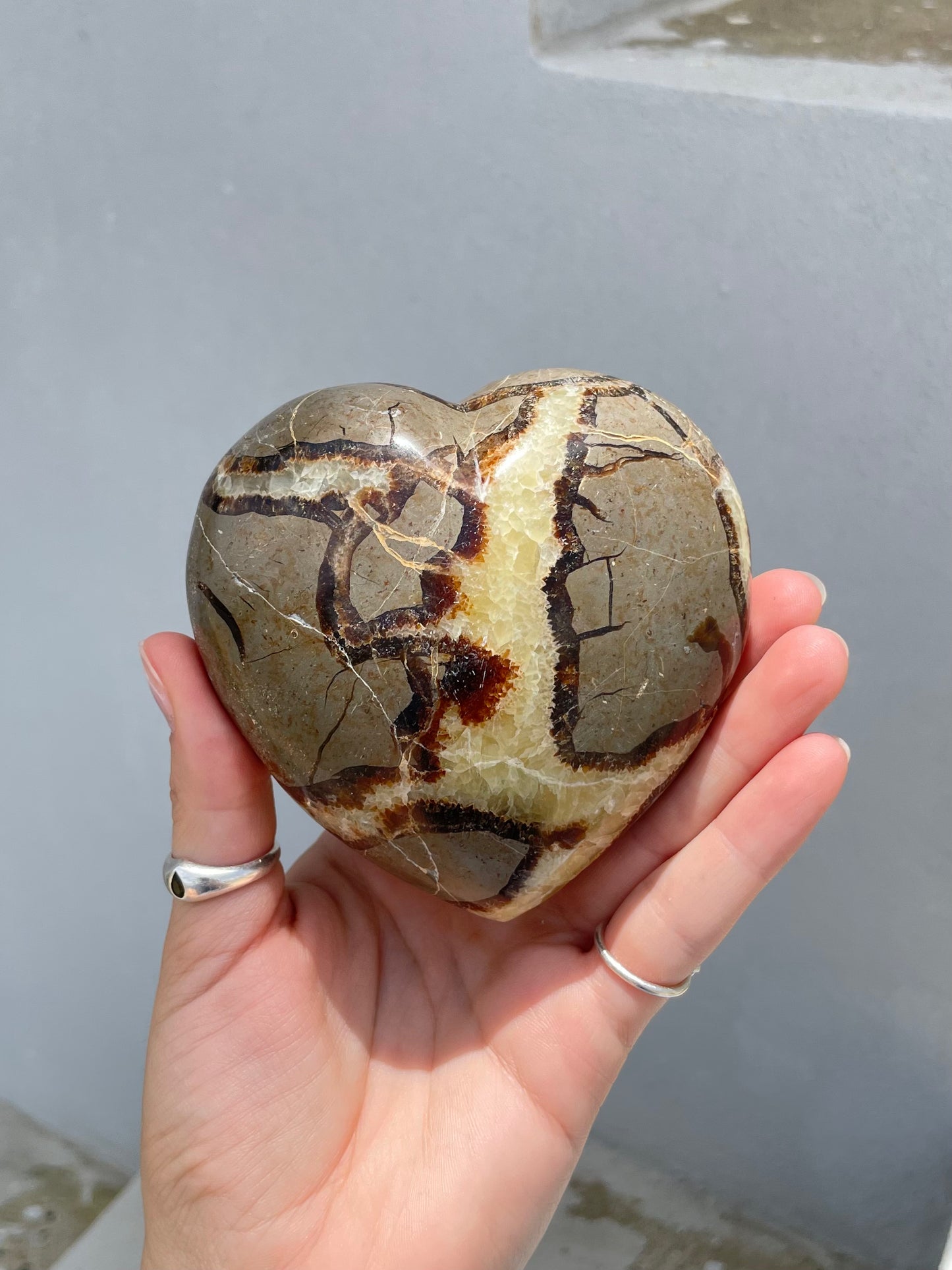 Septarian Heart