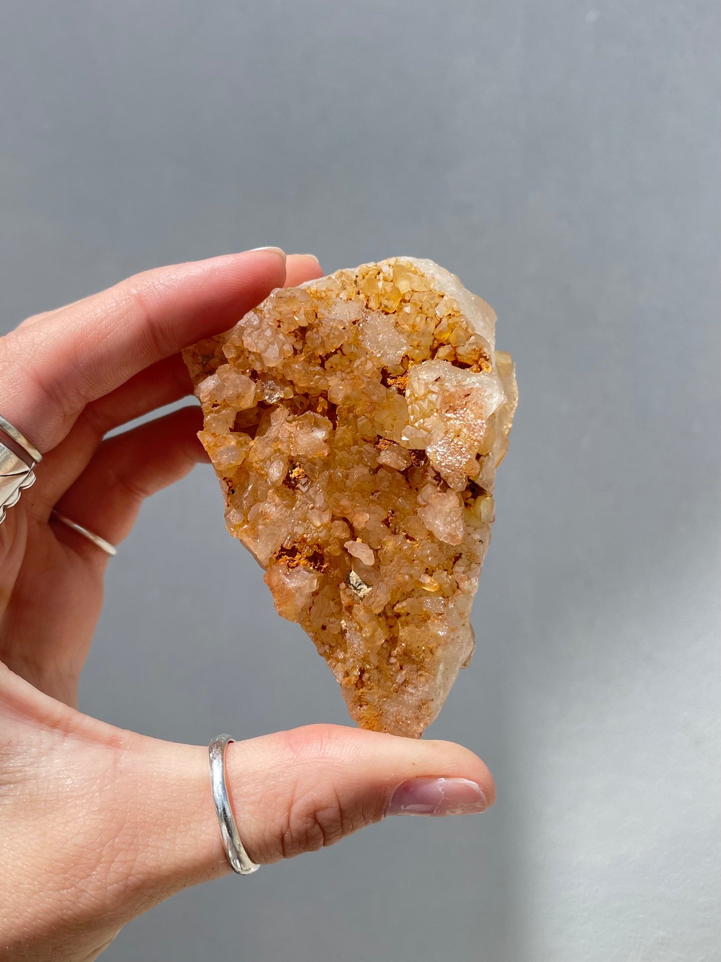 Tangerine Quartz Cluster