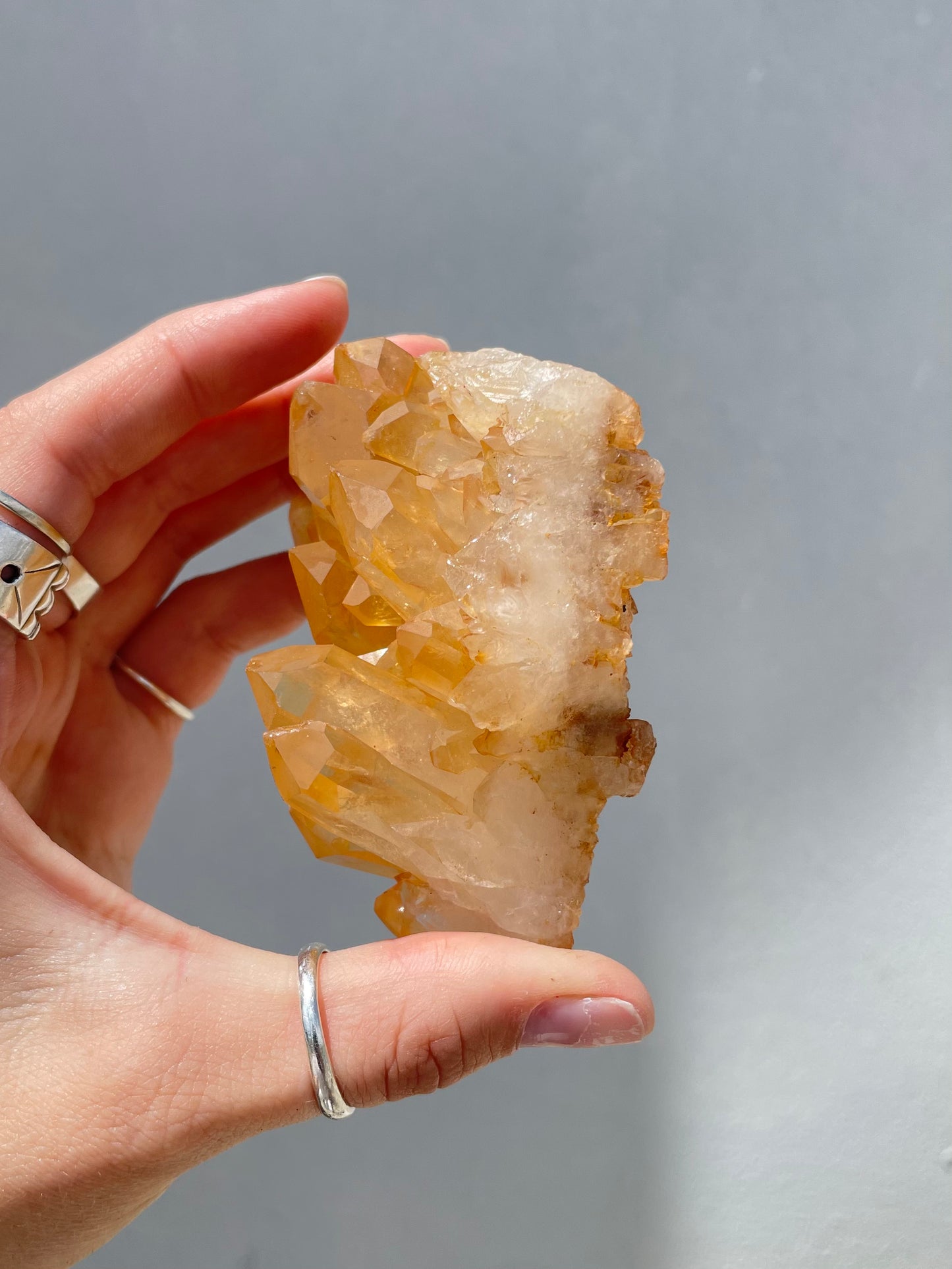 Tangerine Quartz Cluster