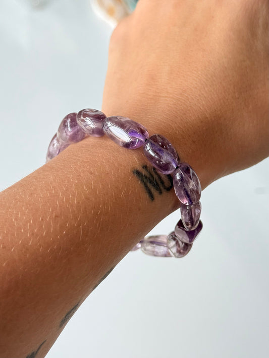 Freeform Amethyst Bracelet | Pulsera Freeform de Amatista