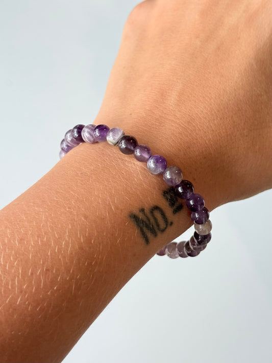 Amethyst 6mm Bracelet | Pulsera de Amatista 6mm