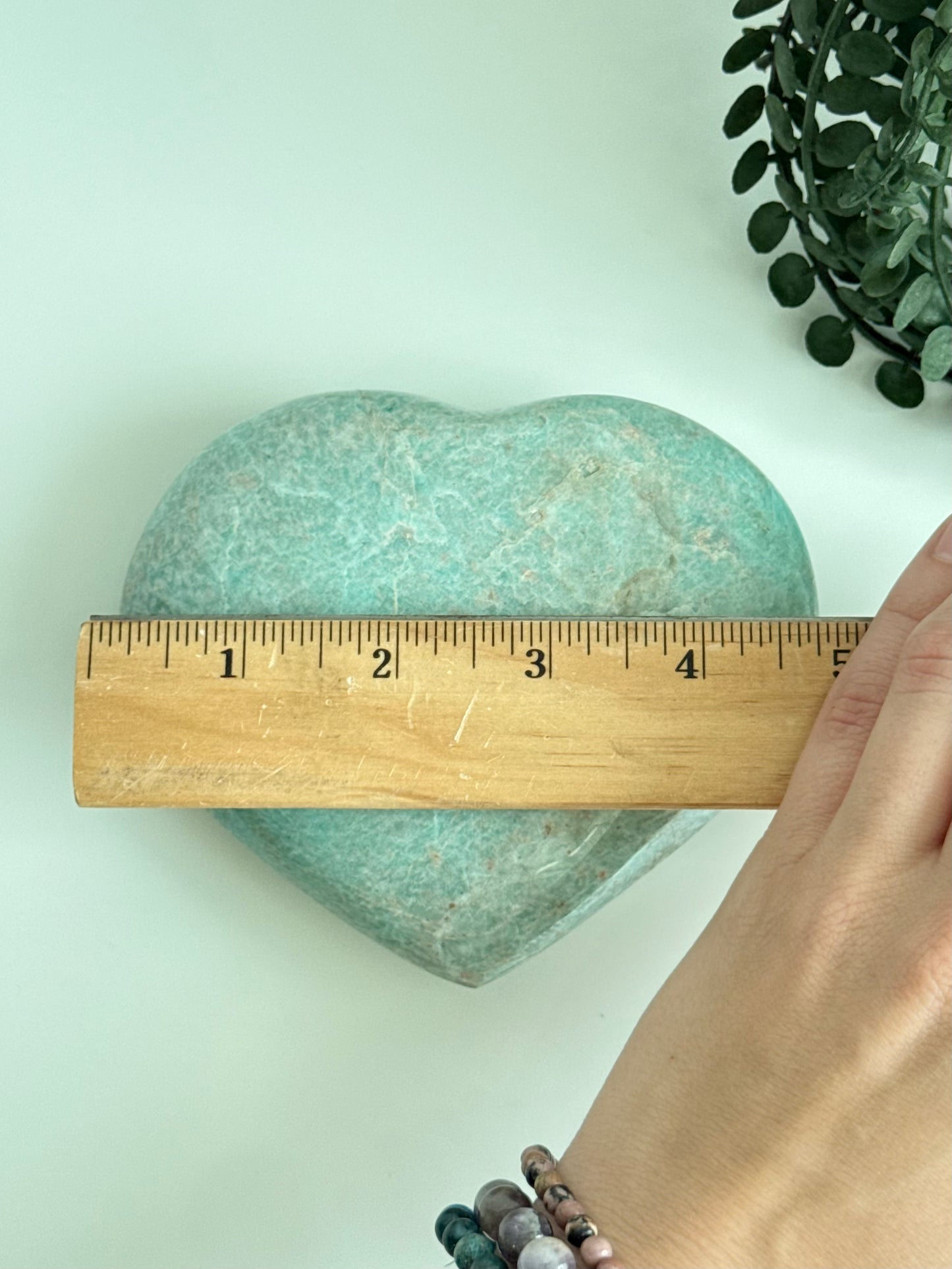 Amazonite Heart