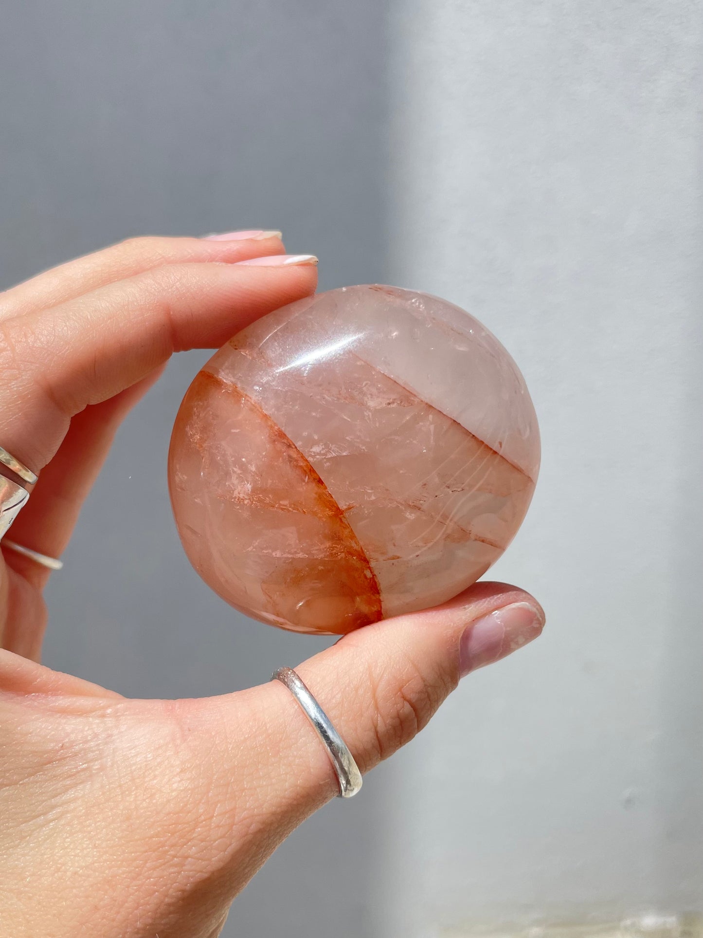 Hematoid Palm Stone