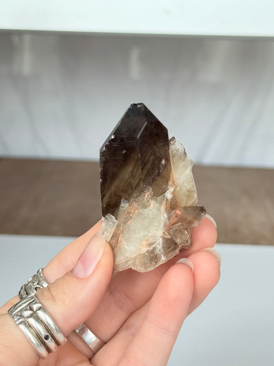 Natural Citrine Phantom Formation Point