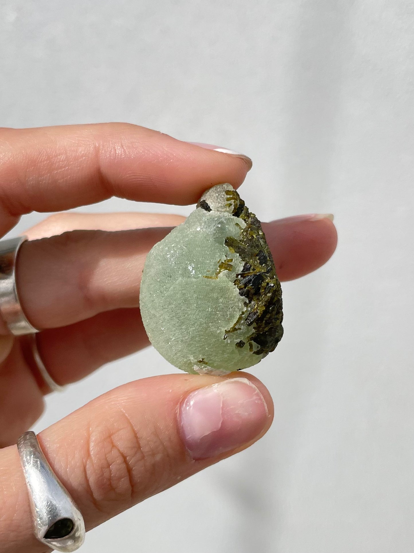 Prehnite/ Epidote Natural Ball