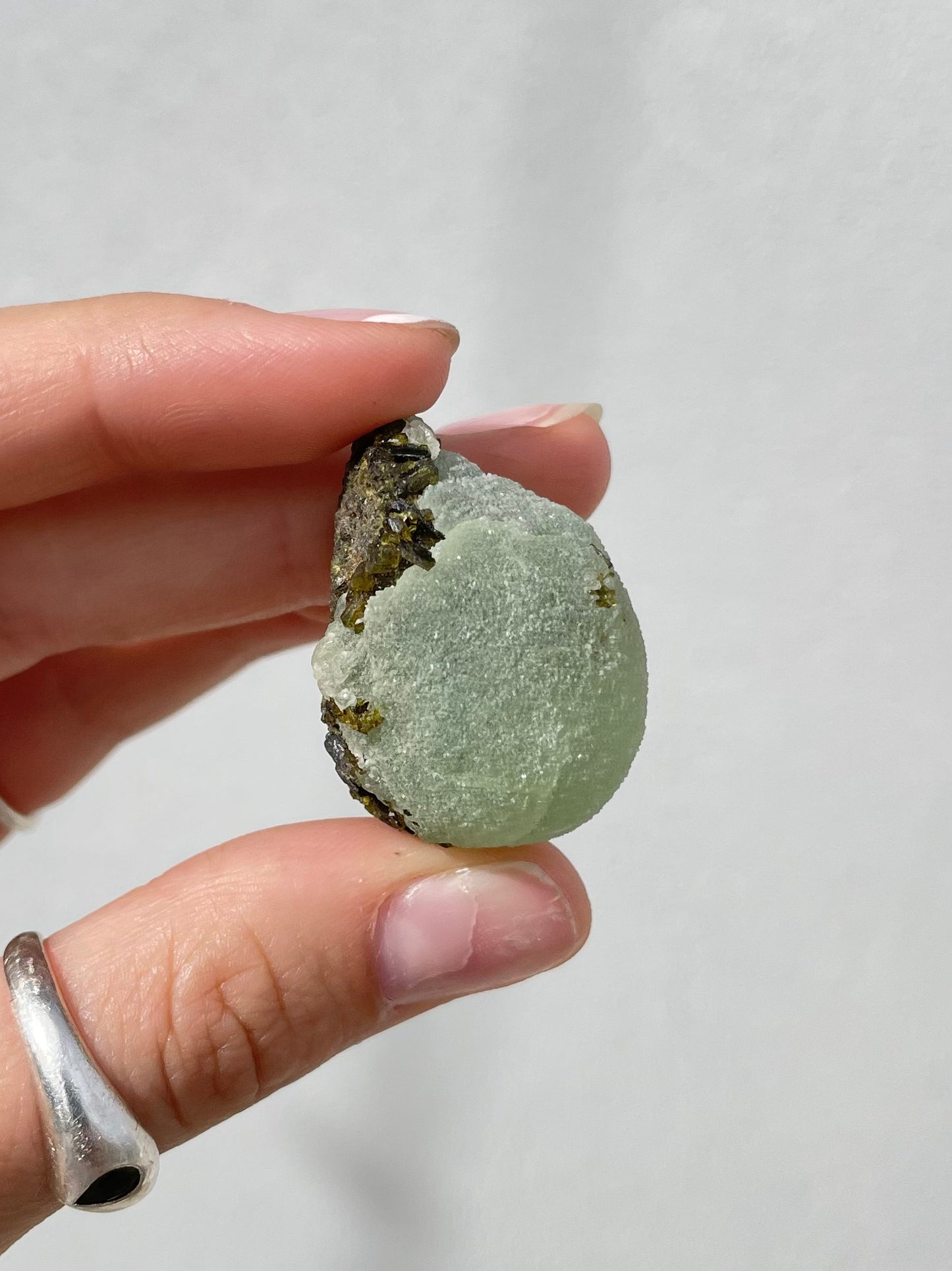 Prehnite/ Epidote Natural Ball