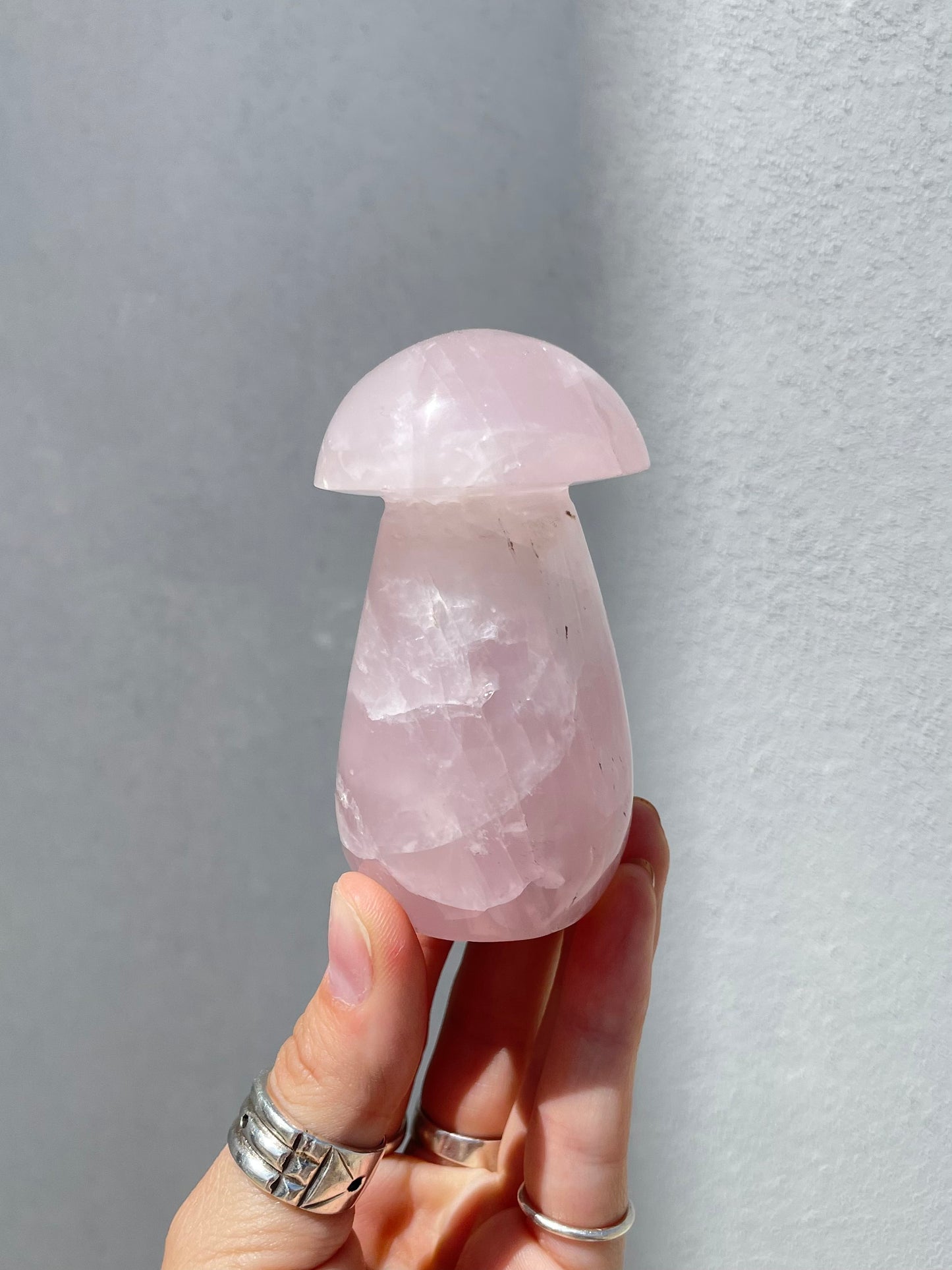 Rose Quartz Mushroom