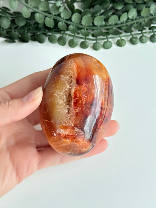 Carnelian Palm Stone