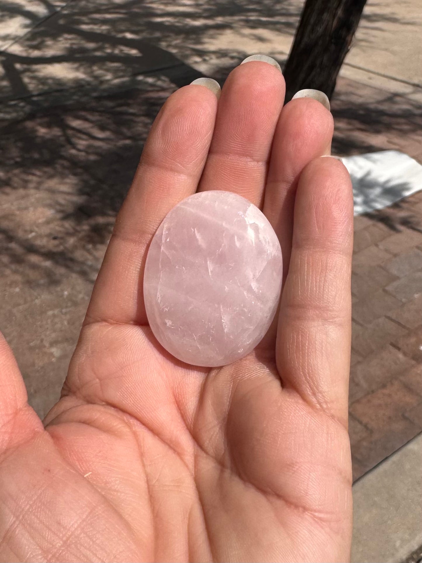 Palm Stone Cuarzo Rosado