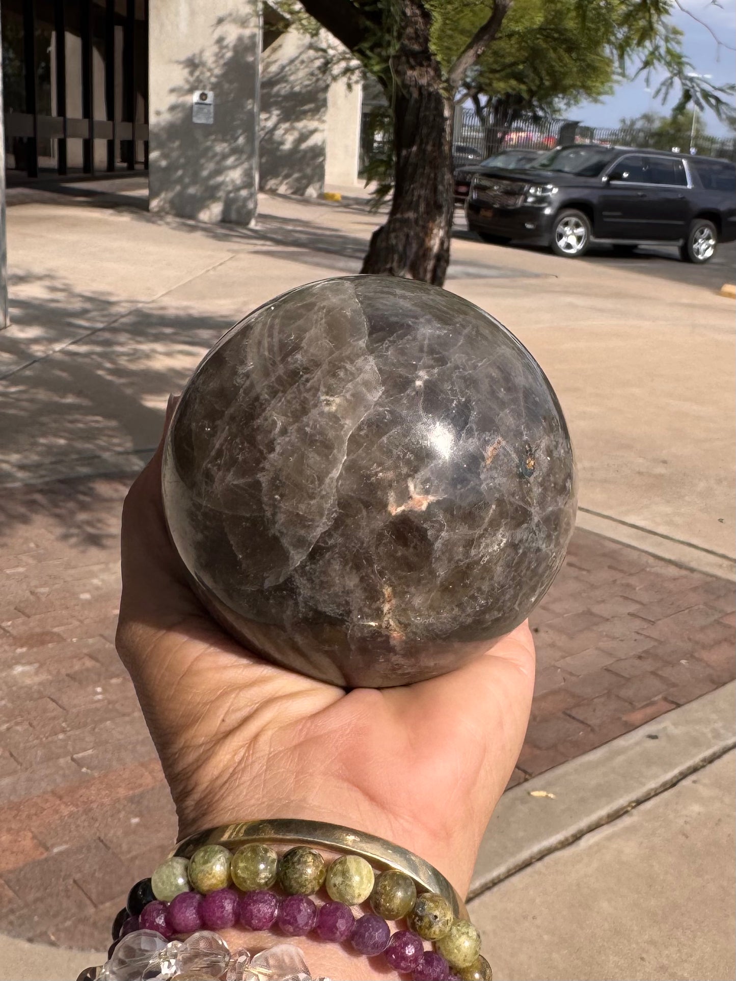 Esfera Cuarzo Ahumado