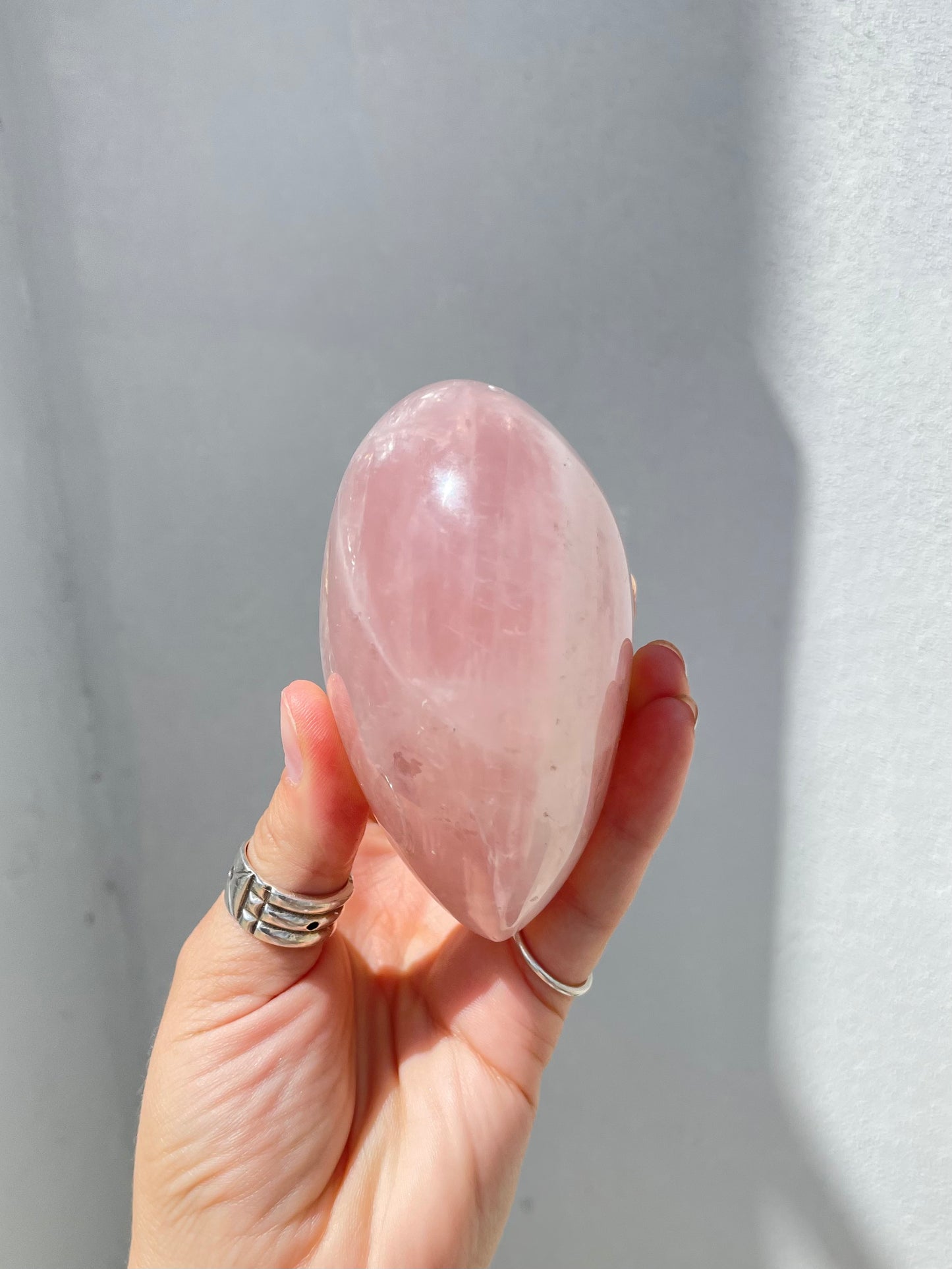 Rose Quartz Heart