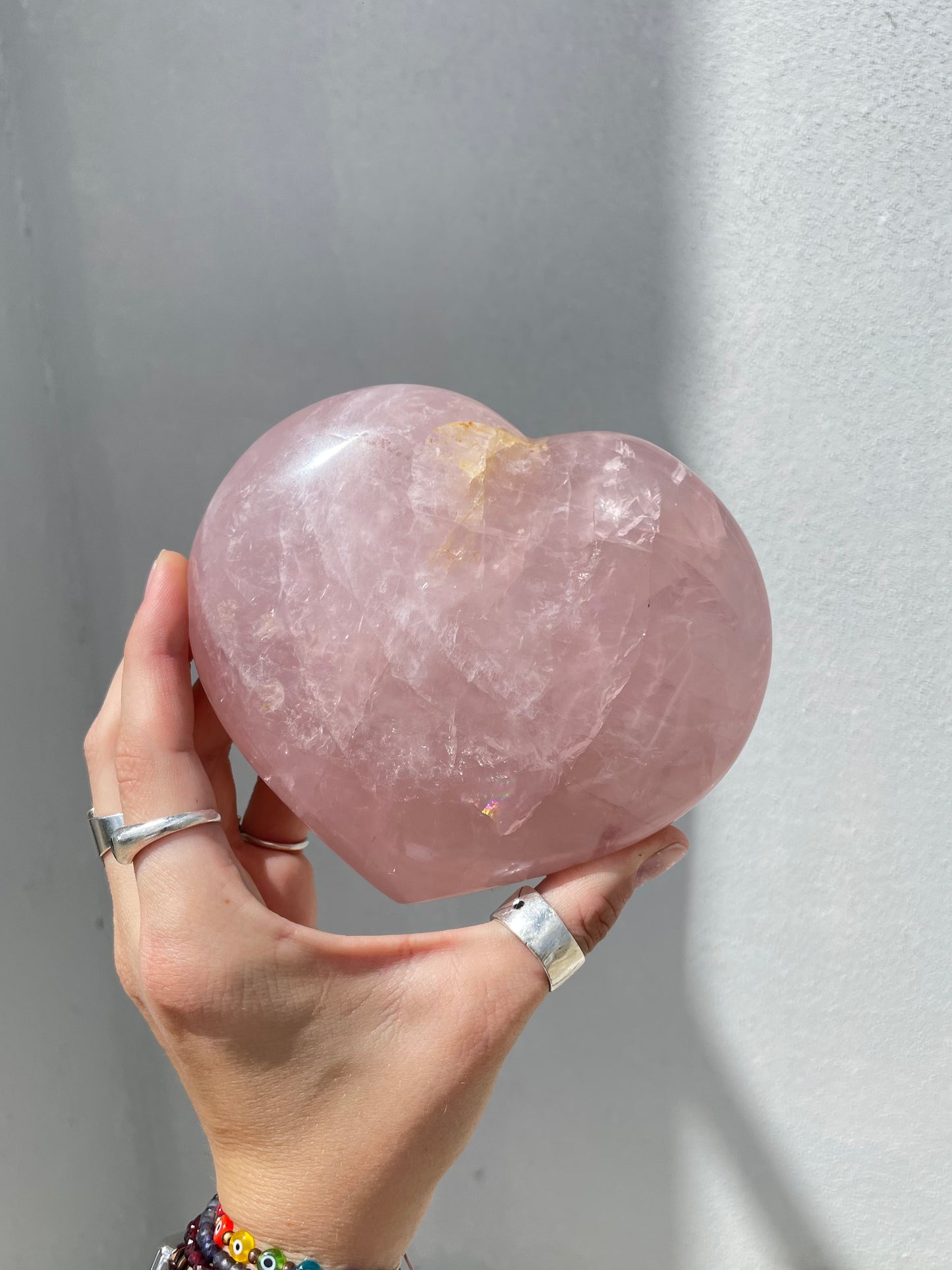 Rose Quartz Heart