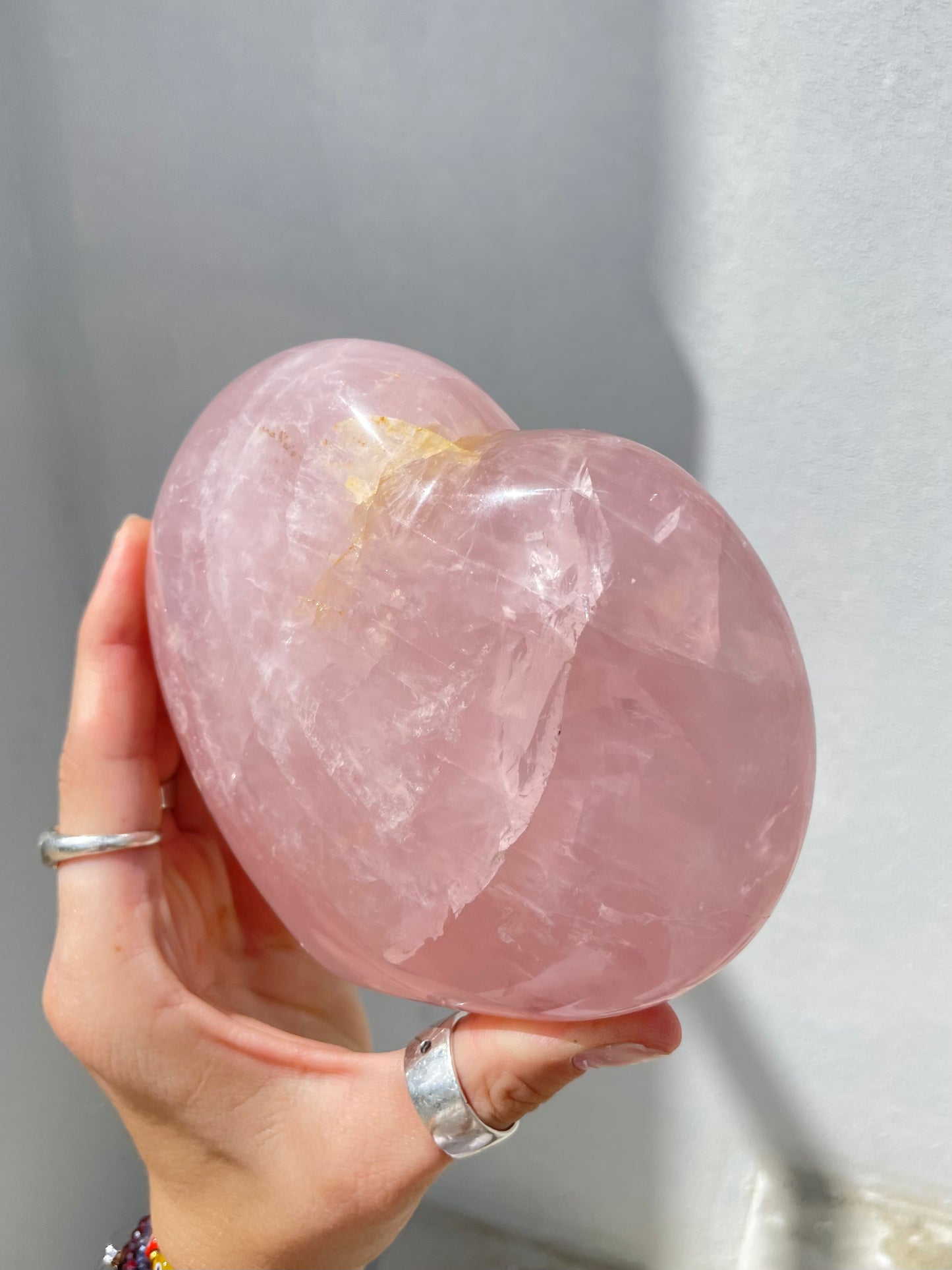 Rose Quartz Heart
