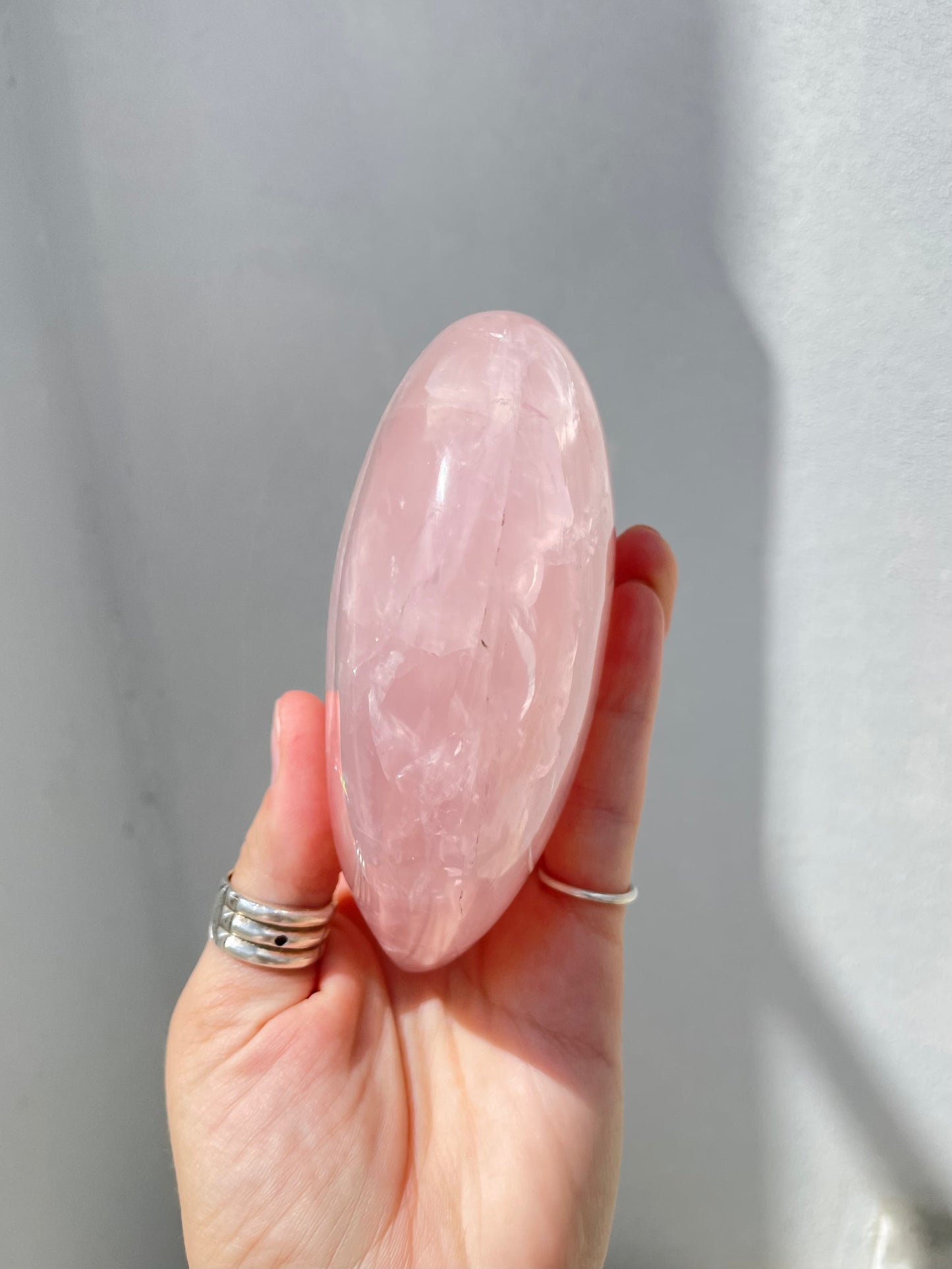 Rose Quartz Heart