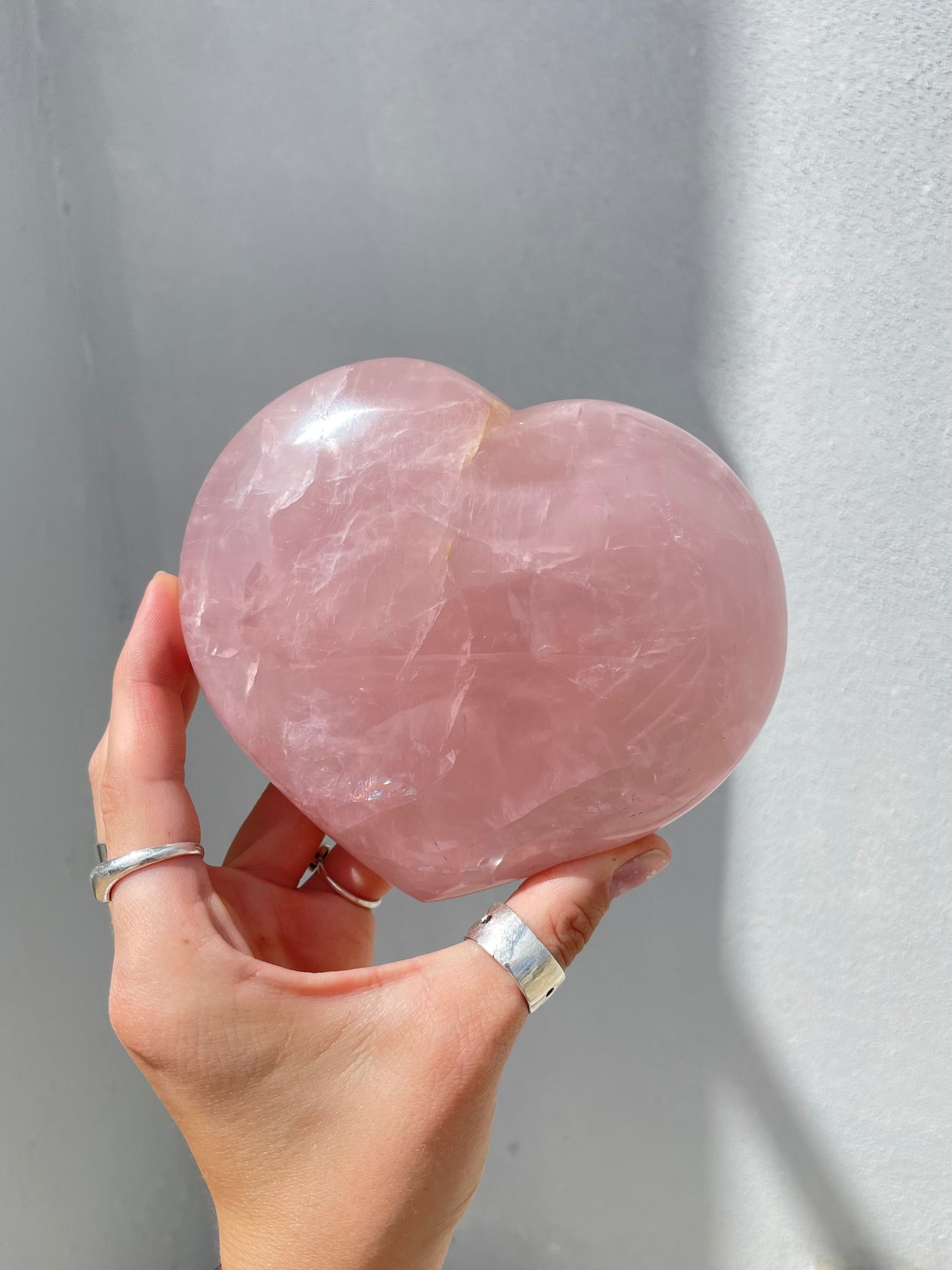 Rose Quartz Heart