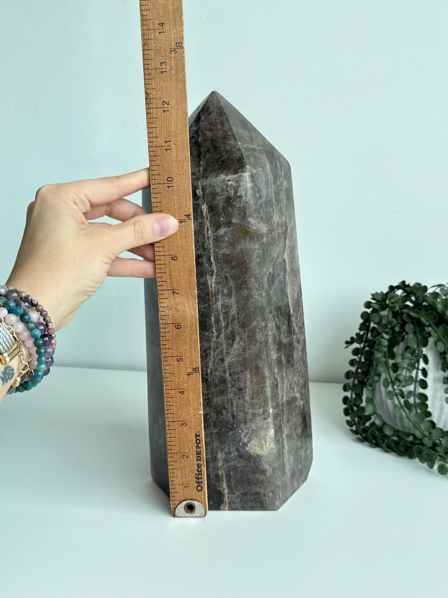 Smoky Quartz Point Large - Madagascar