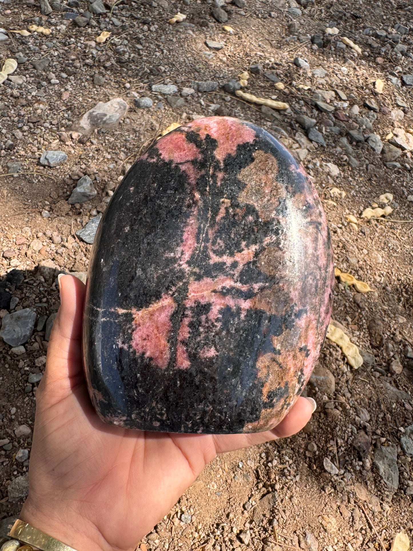 Freeform Rhodonite