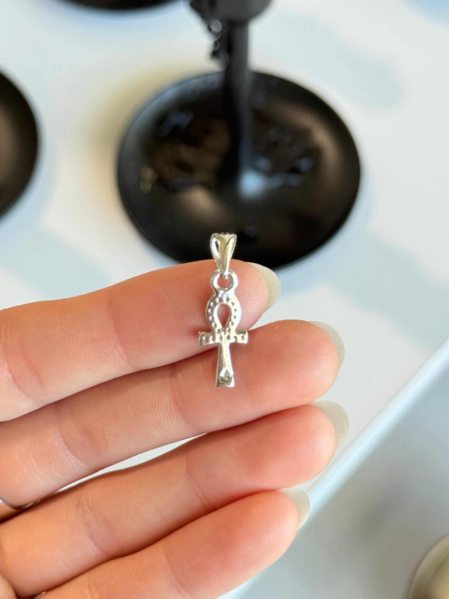 Ankh Pendant ( Crystal )