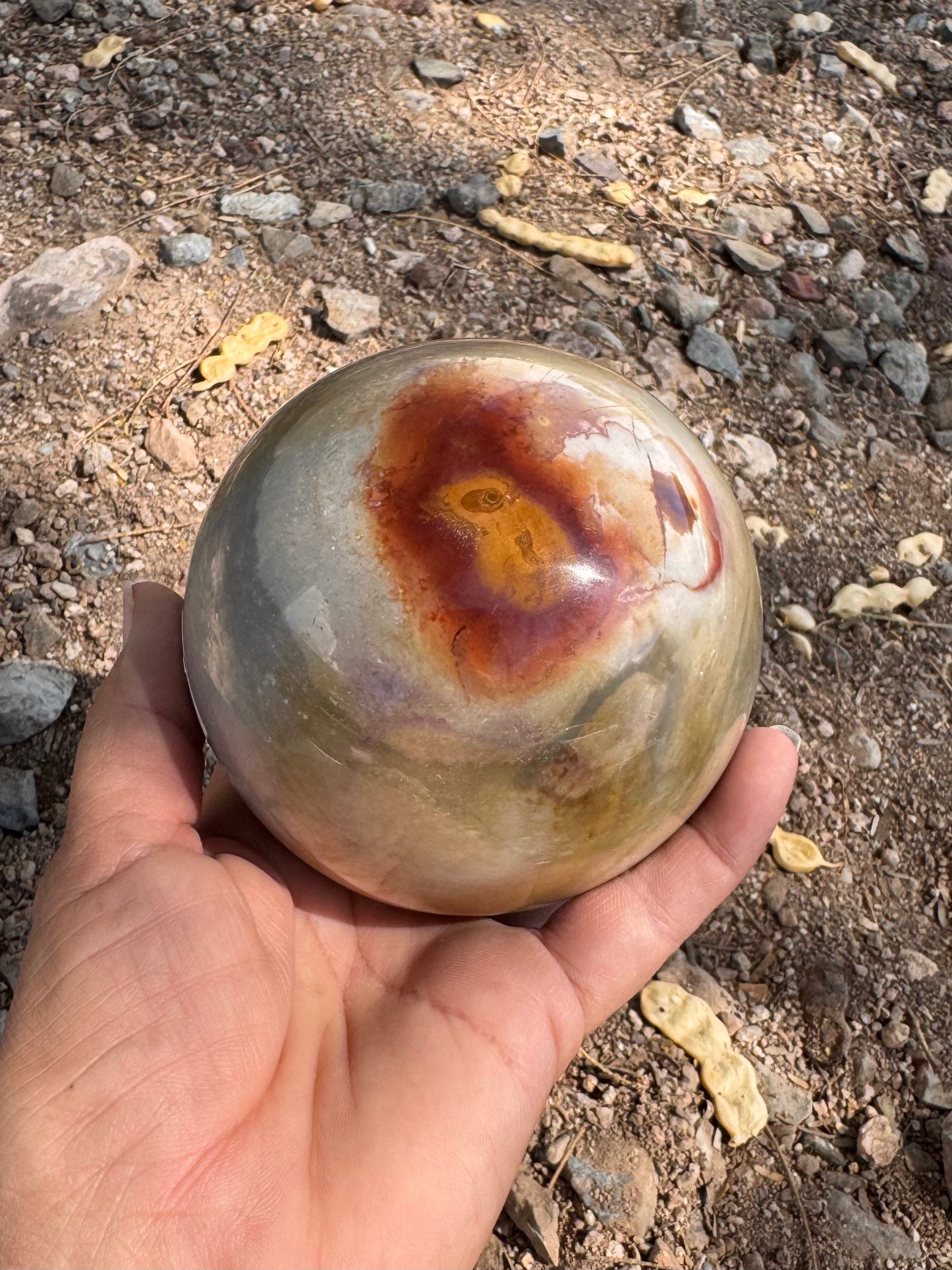 Esfera Polychrome Jasper