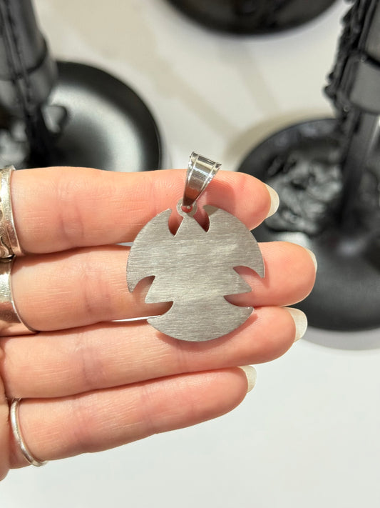 Valknut & Viking Axe Pendant – Stainless Steel