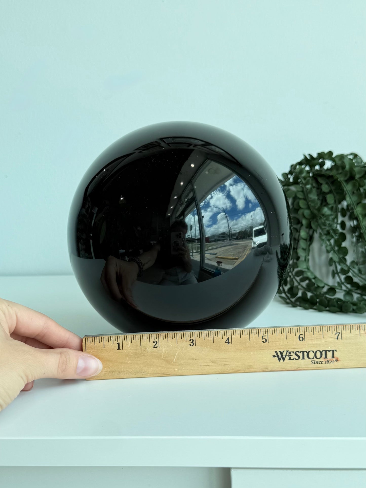 Black Obsidian Sphere - Mexico