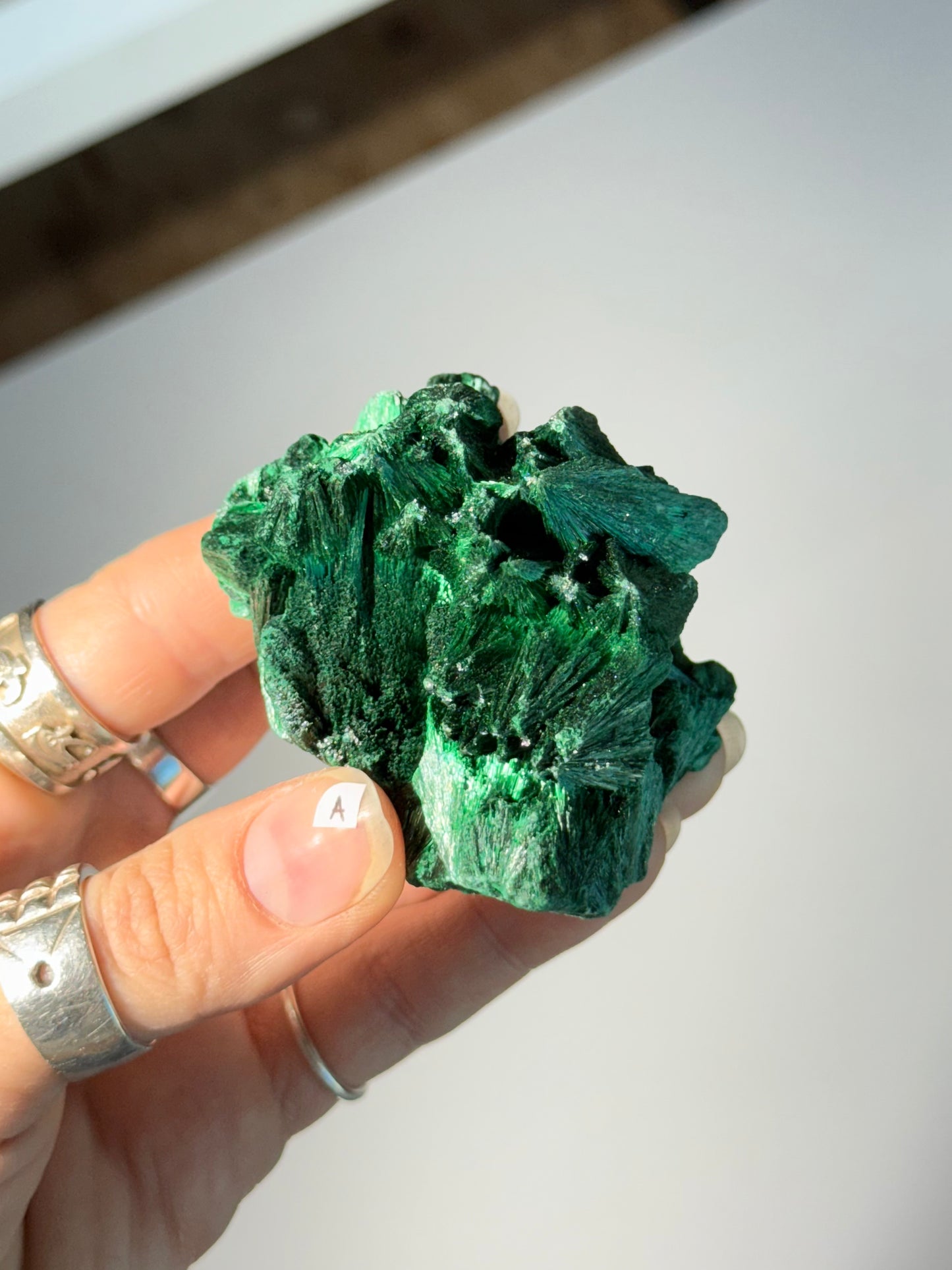 Raw Malachite ( A )