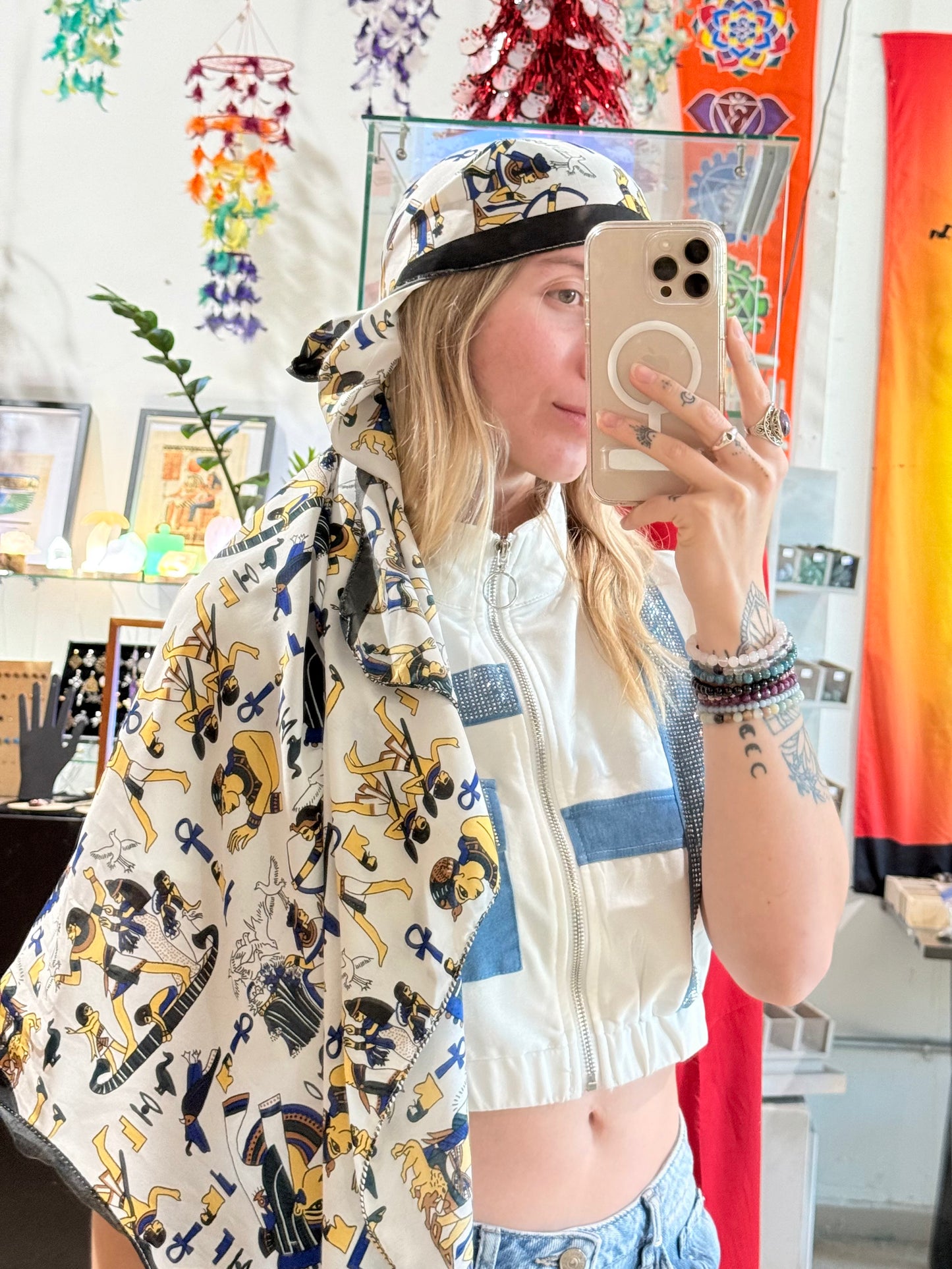 Egyptian Shawl ( White Color )