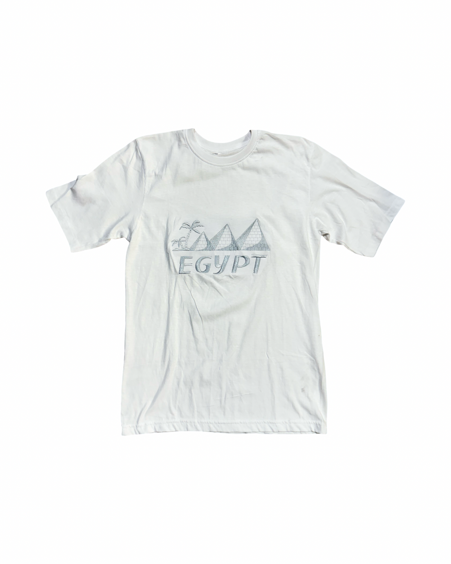 White T-Shirt 100% Egyptian Cotton ( SMALL )