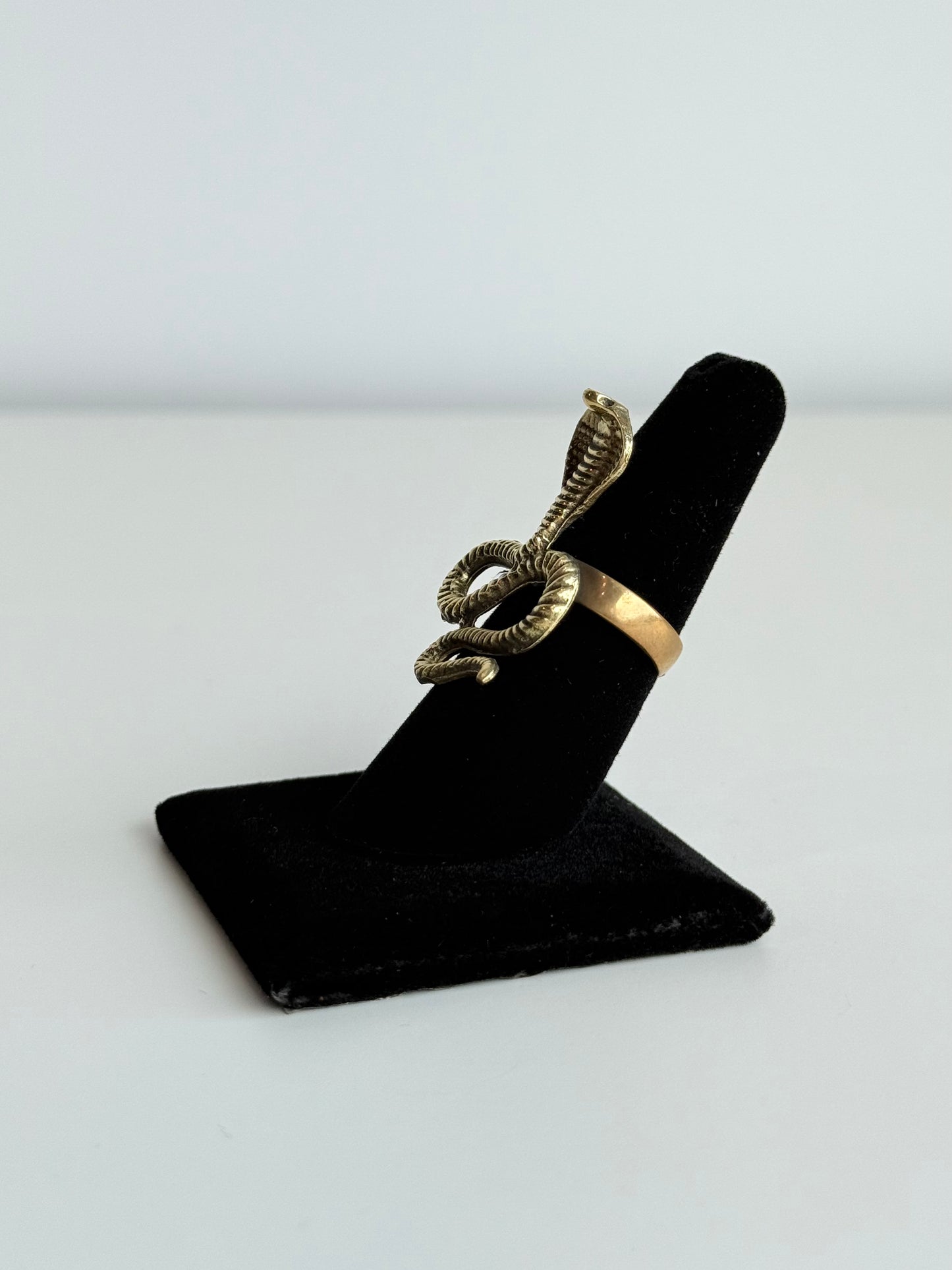 Snake Adjustable Brass Ring – Best Fits Size 7 and Can Be Adjusted Larger