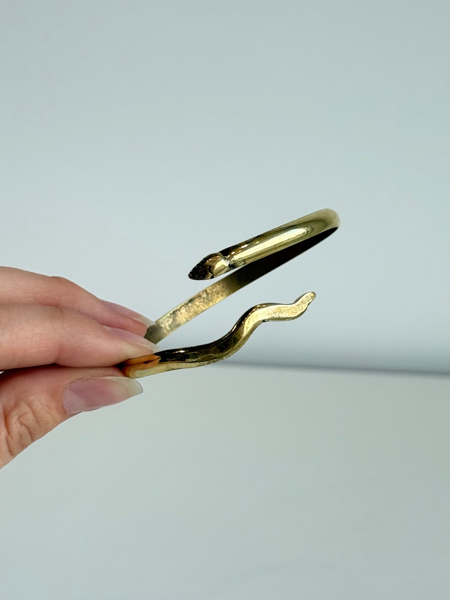 Snake Bracelet – Brass