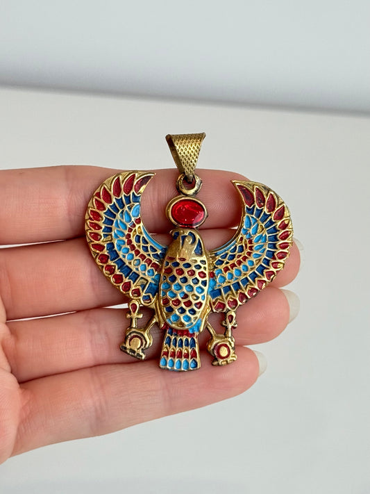 Horus Pendant – Brass