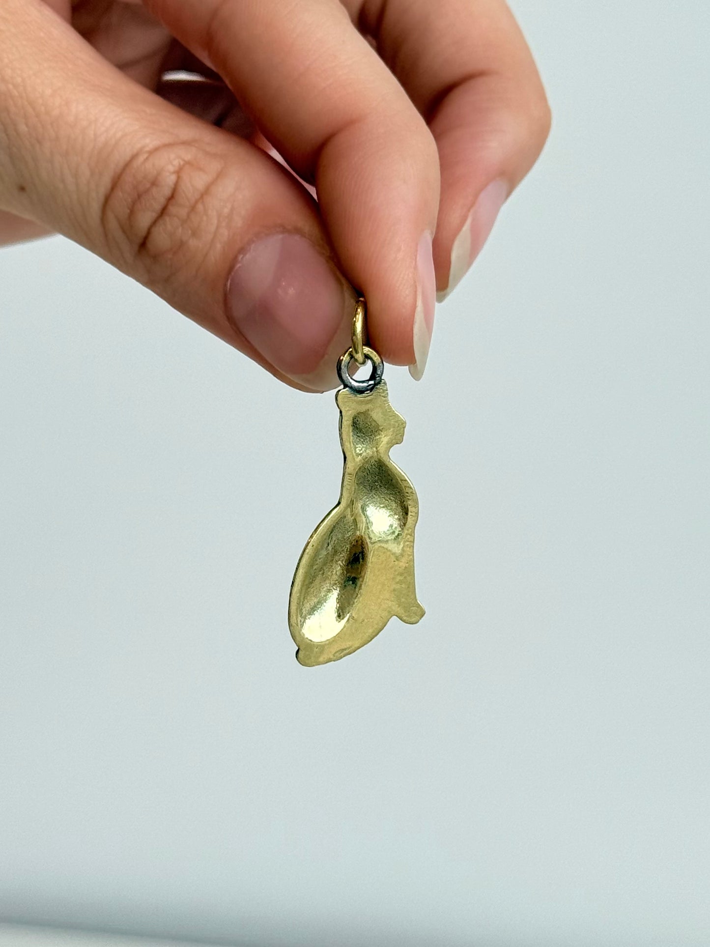Bastet Pendant – Brass