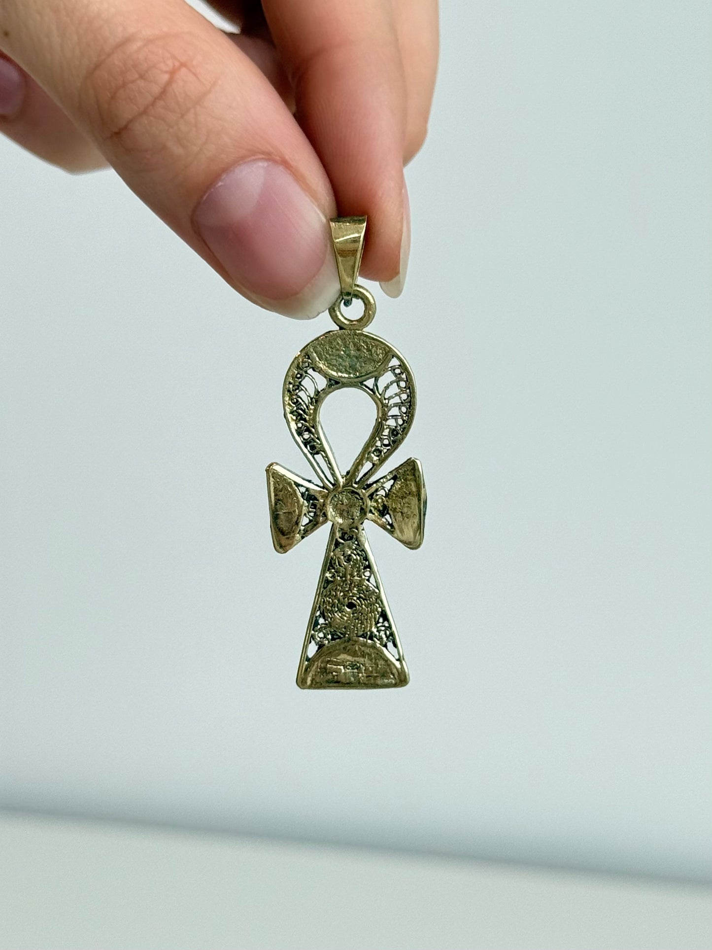Ankh Pendant – Brass