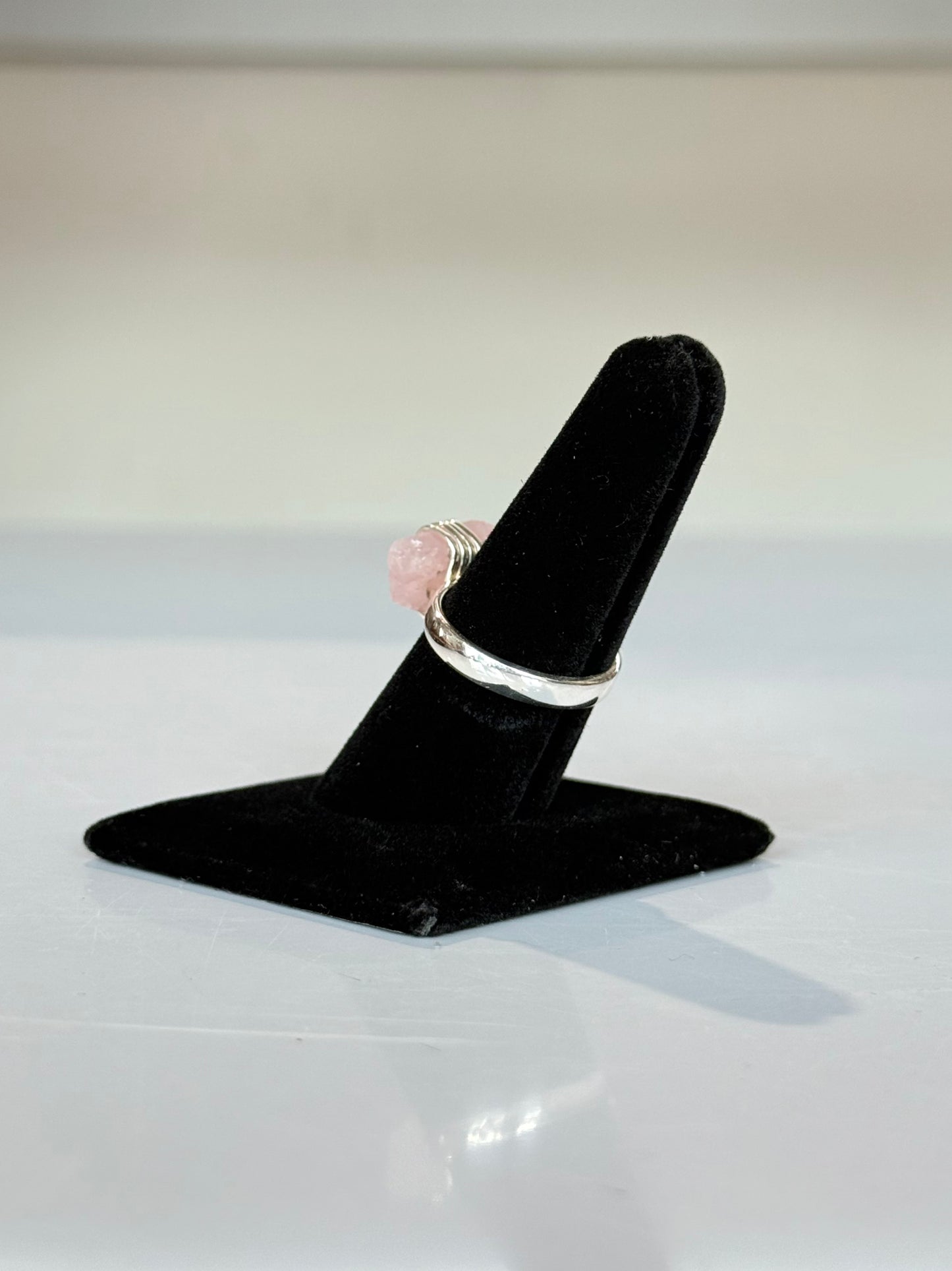 Morganite Ring ( Size 8 )