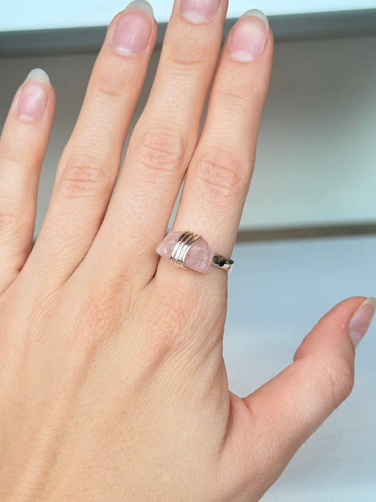 Morganite Ring ( Size 8 )
