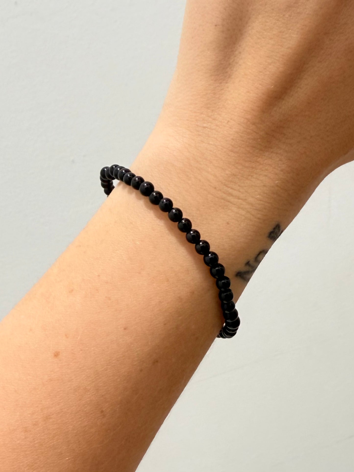 Obsidian 4mm Bracelet