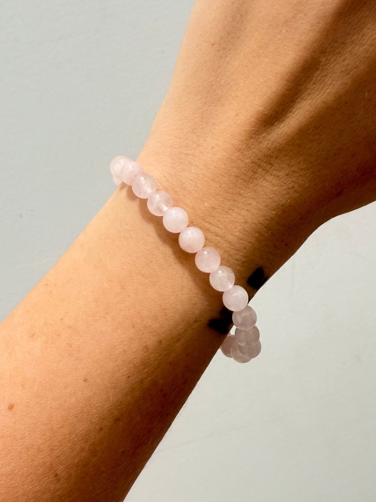 Rose Quartz 6mm Bracelet