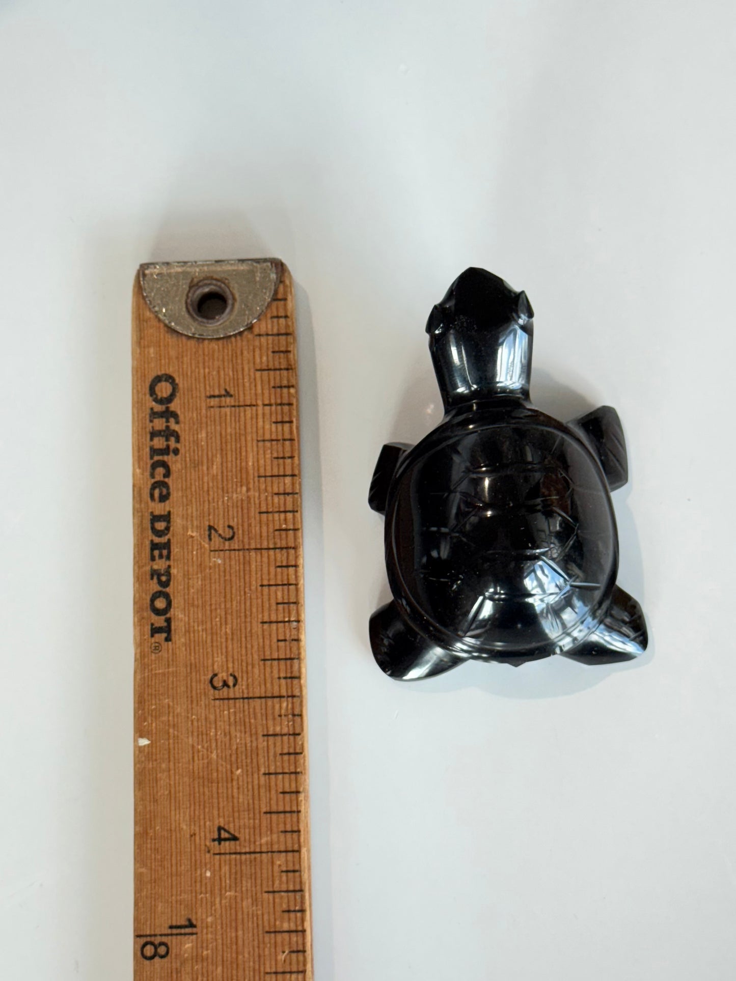 Turtle Black Obsidian