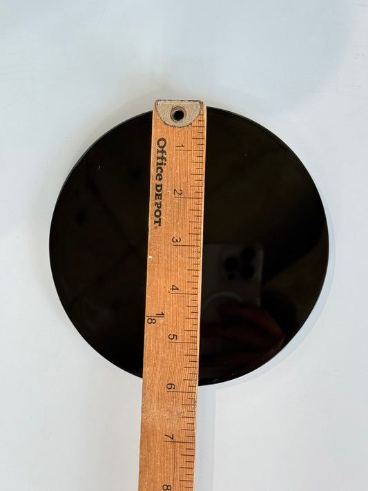 Black Obsidian Mirror 6"