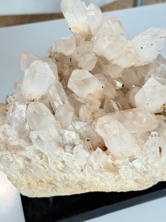 Milk Quartz with Iron