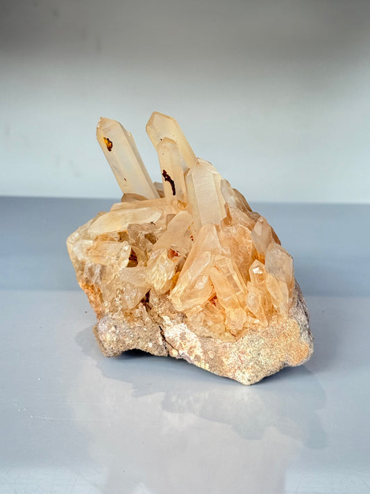 Tangerine Quartz Cluster