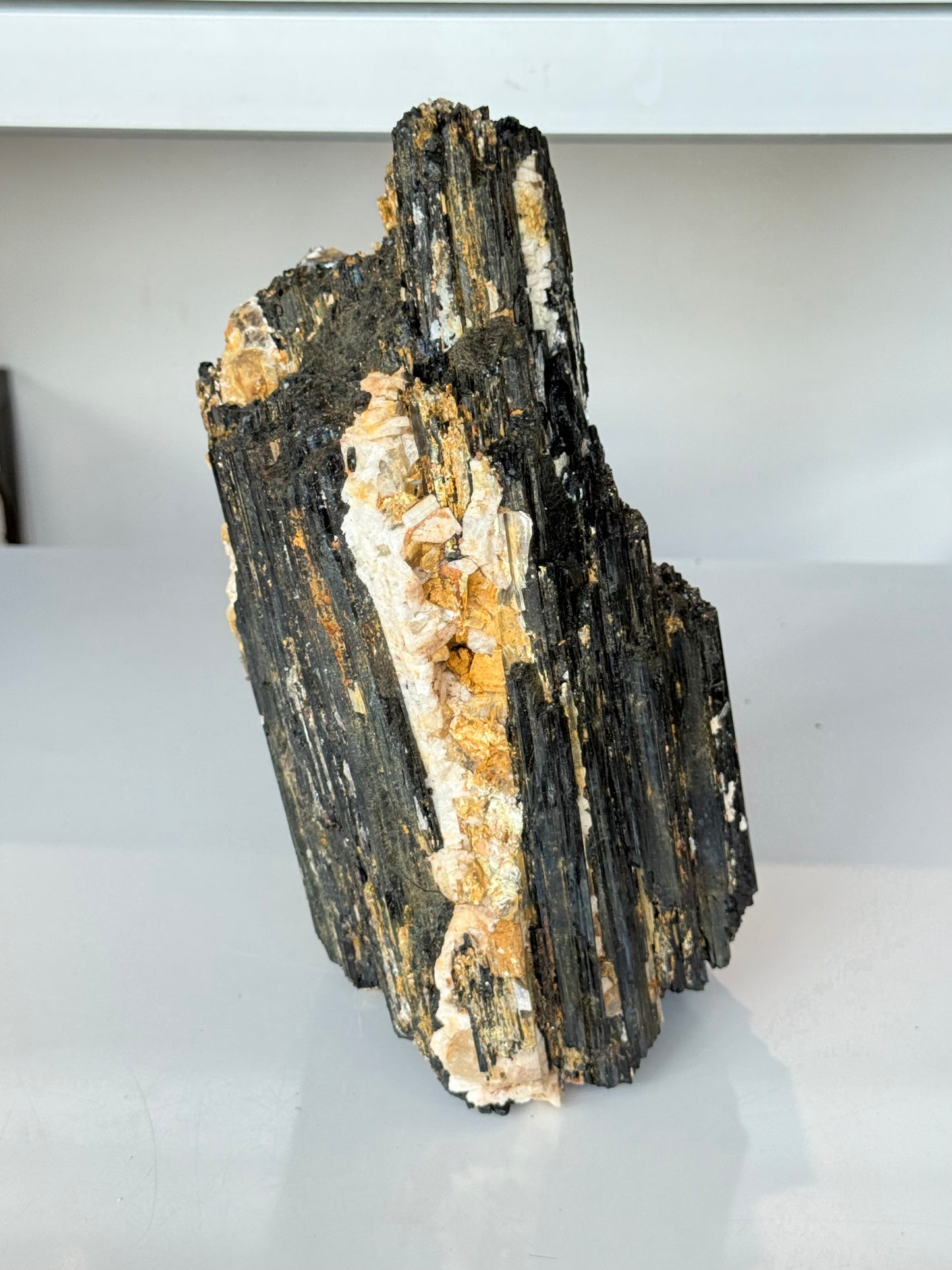 Black Tourmaline, Calcite & Mica